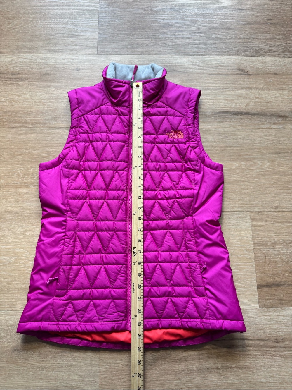 The North Face Pink Quilted Insulated Vest - Picture 7 of 11
